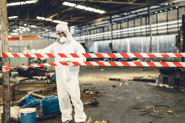 Professional Biohazard technician working in Bayonne, NJ